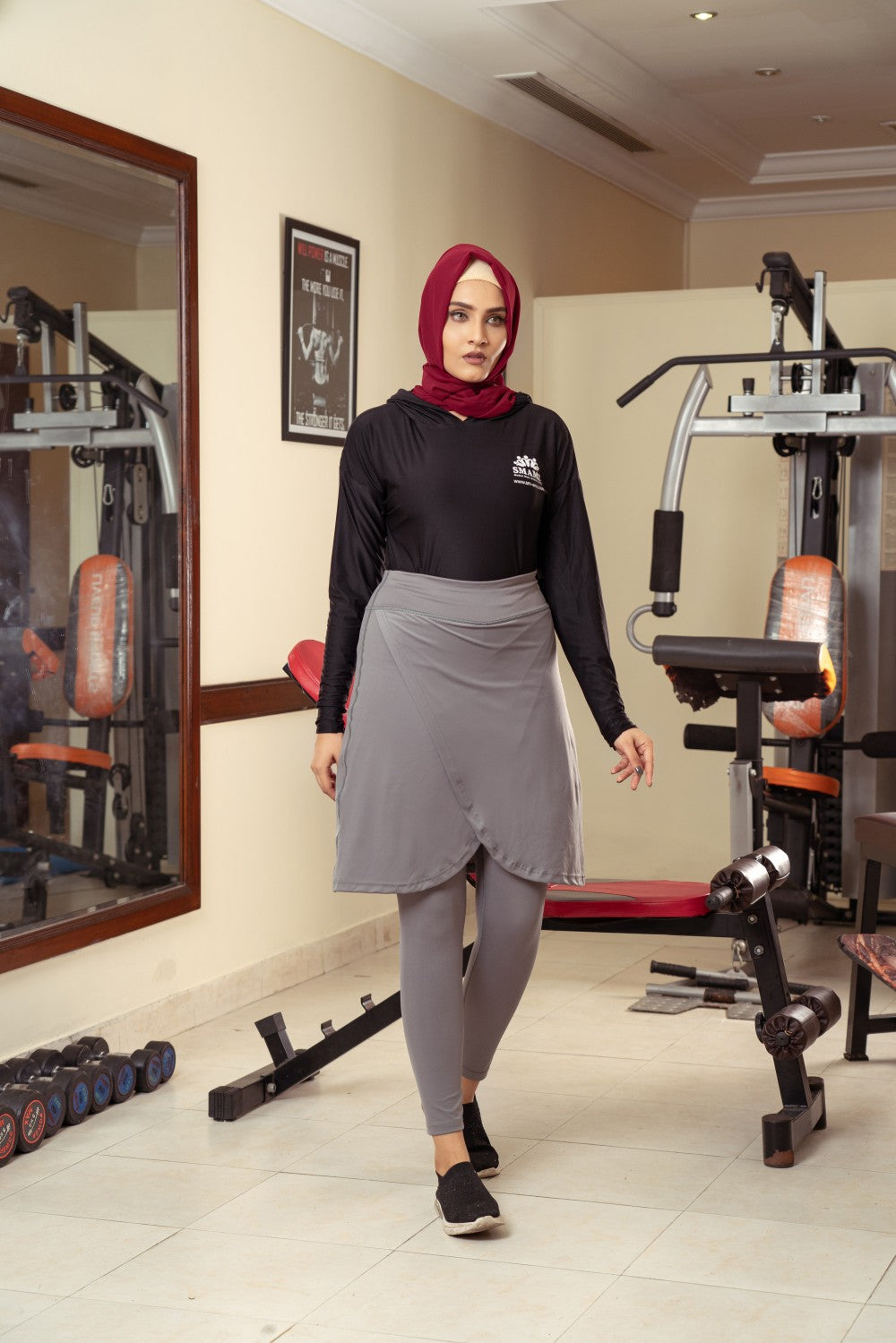 Modest Gym Skirt,stylish skirt,comfortable skirt,modest sports wear,smamz sports wear