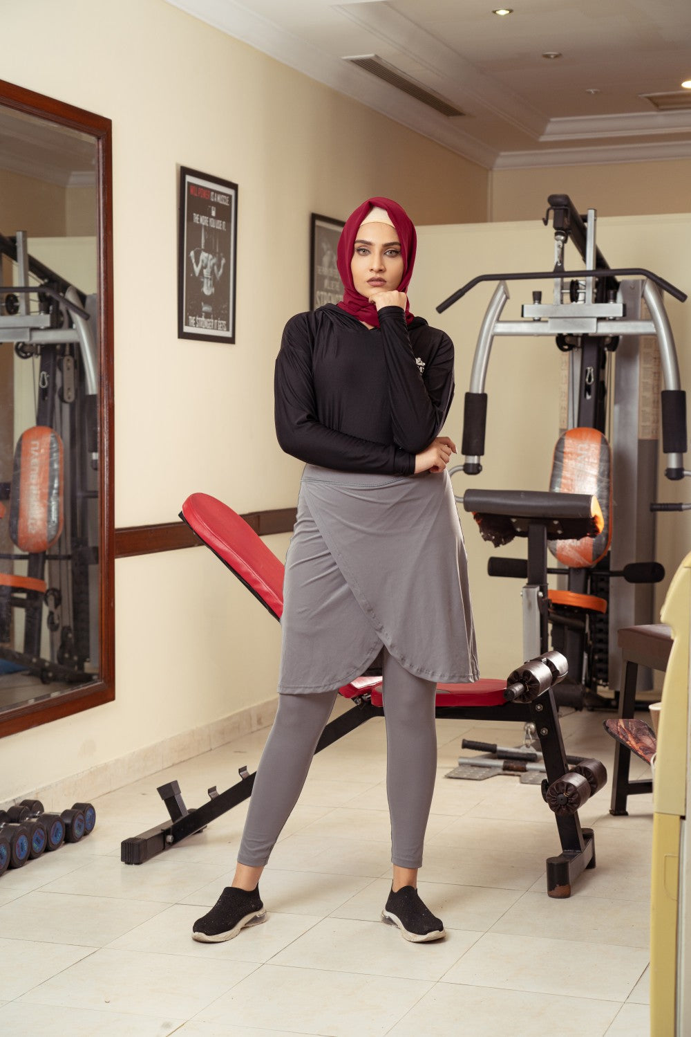 Modest Gym Skirt,stylish skirt,comfortable skirt,modest sports wear,smamz sports wear