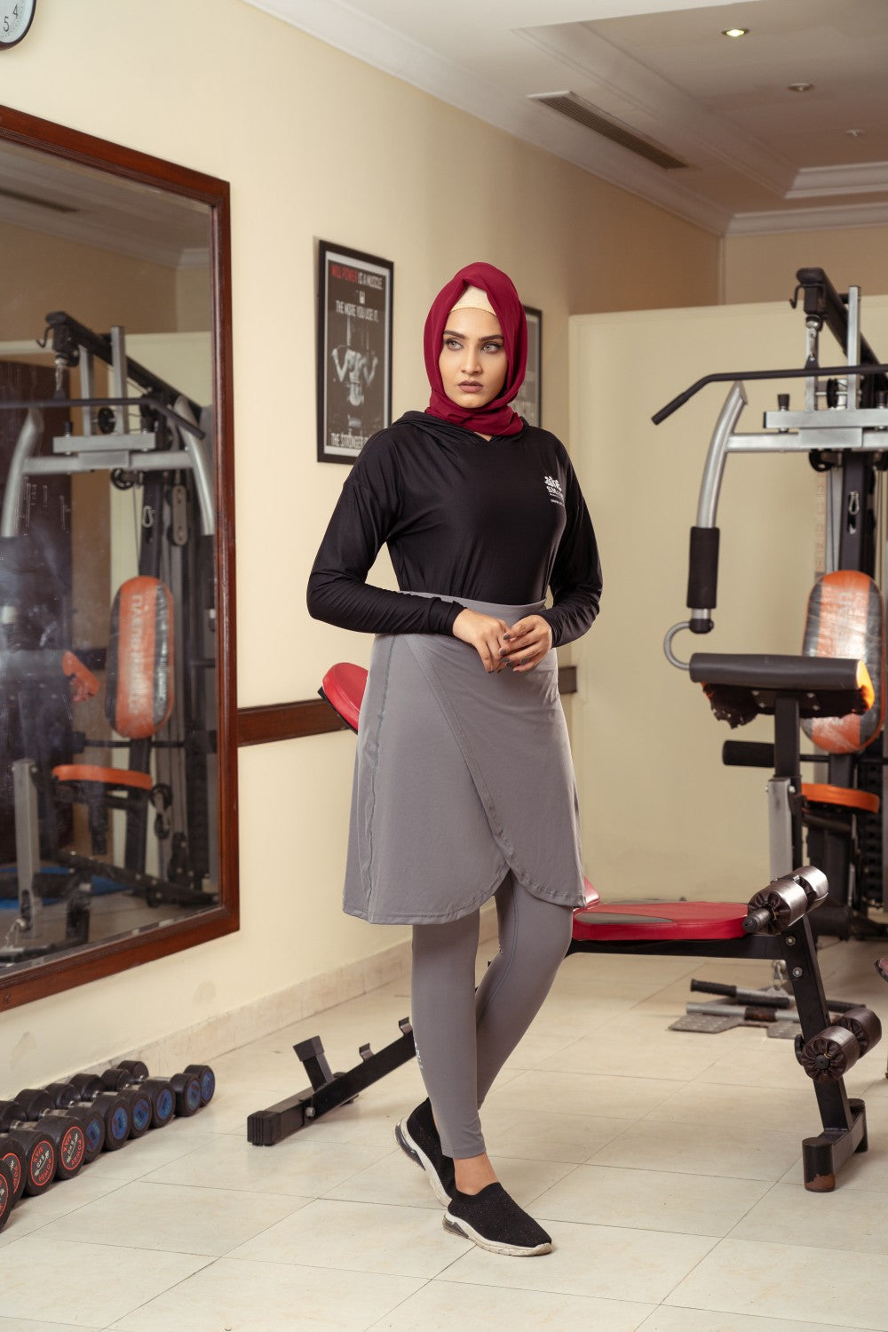 Modest Gym Skirt,stylish skirt,comfortable skirt,modest sports wear,smamz sports wear