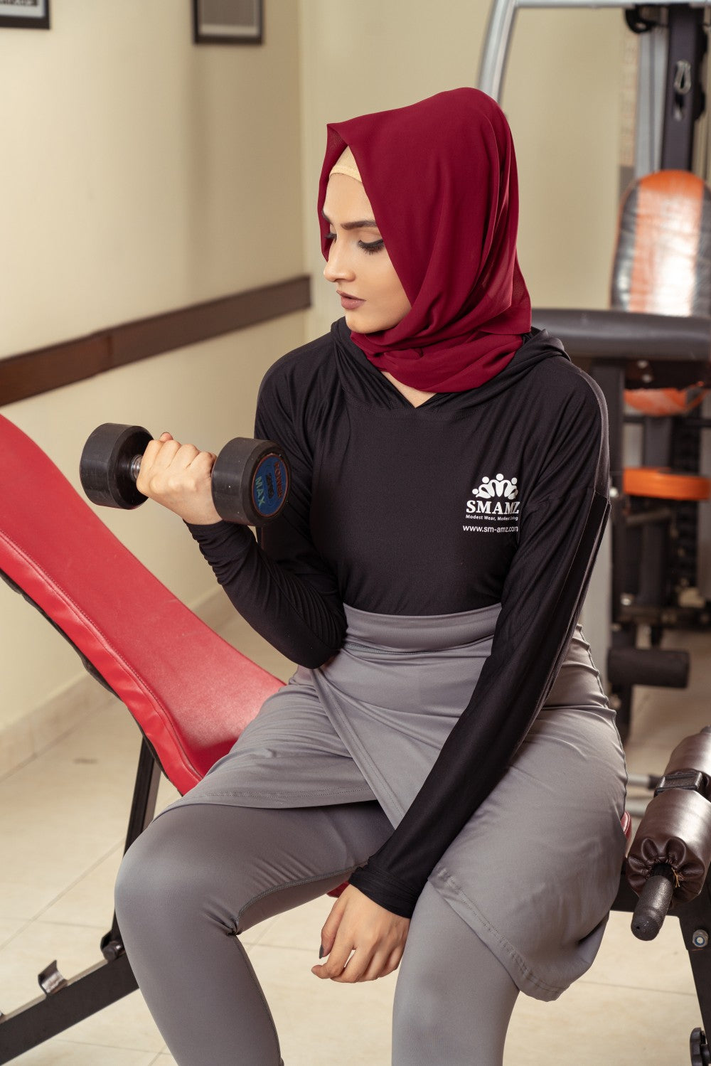Modest Gym Skirt,stylish skirt,comfortable skirt,modest sports wear,smamz sports wear