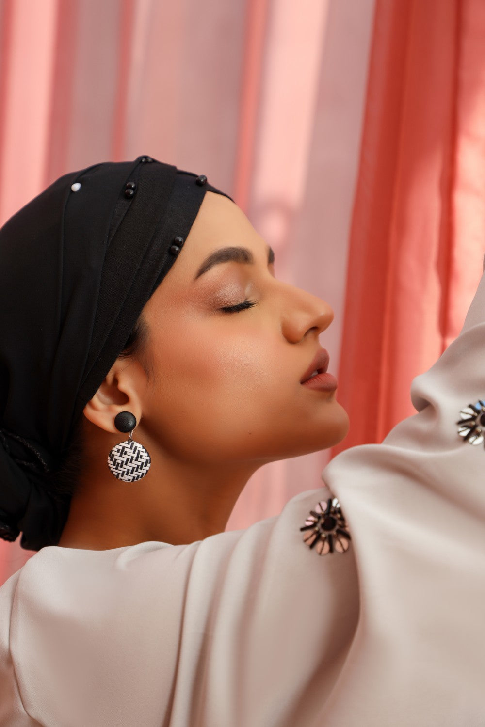 Mystic Grey Kimono Abaya  