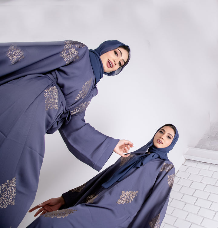 New-Ameera-Blue-Abaya,Blue-Abaya,Ameera-Abaya