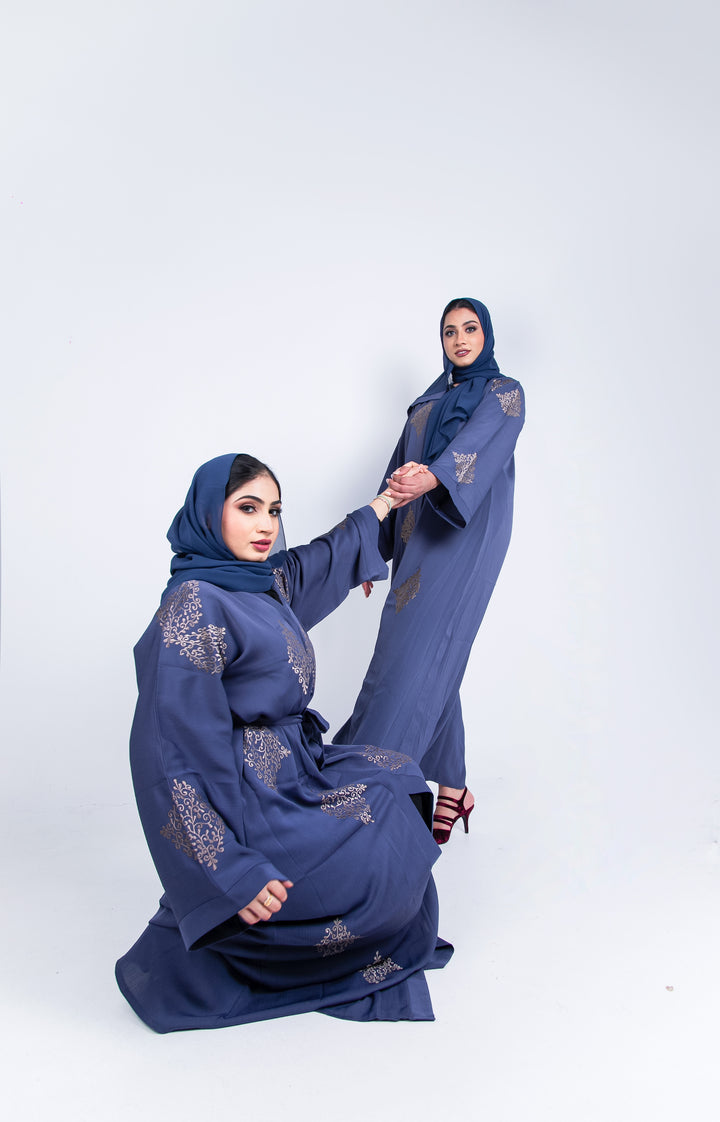 New-Ameera-Blue-Abaya,Blue-Abaya,Ameera-Abaya