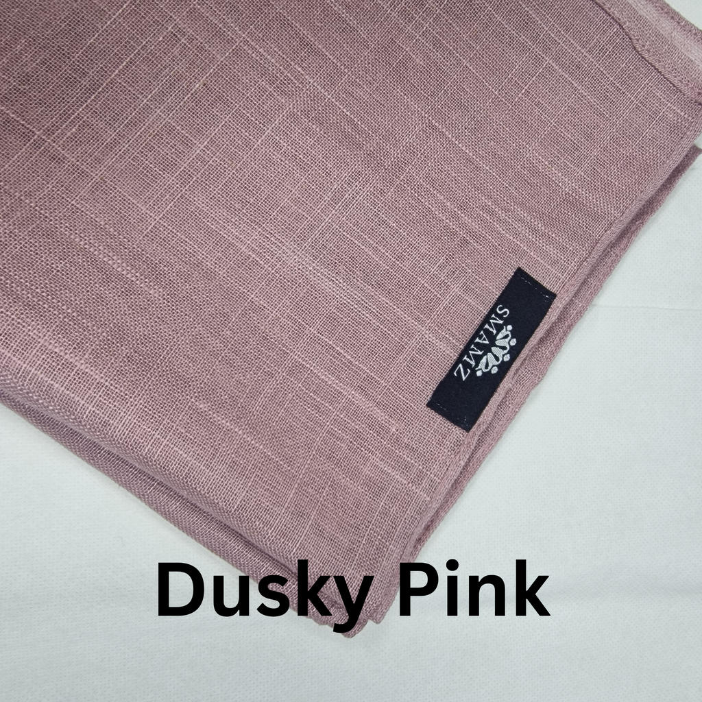 Smamz Cotton Hijab Color Dark Peach