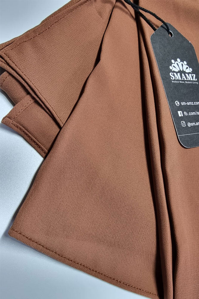 Premium Opaque Chiffon Color Light Brown