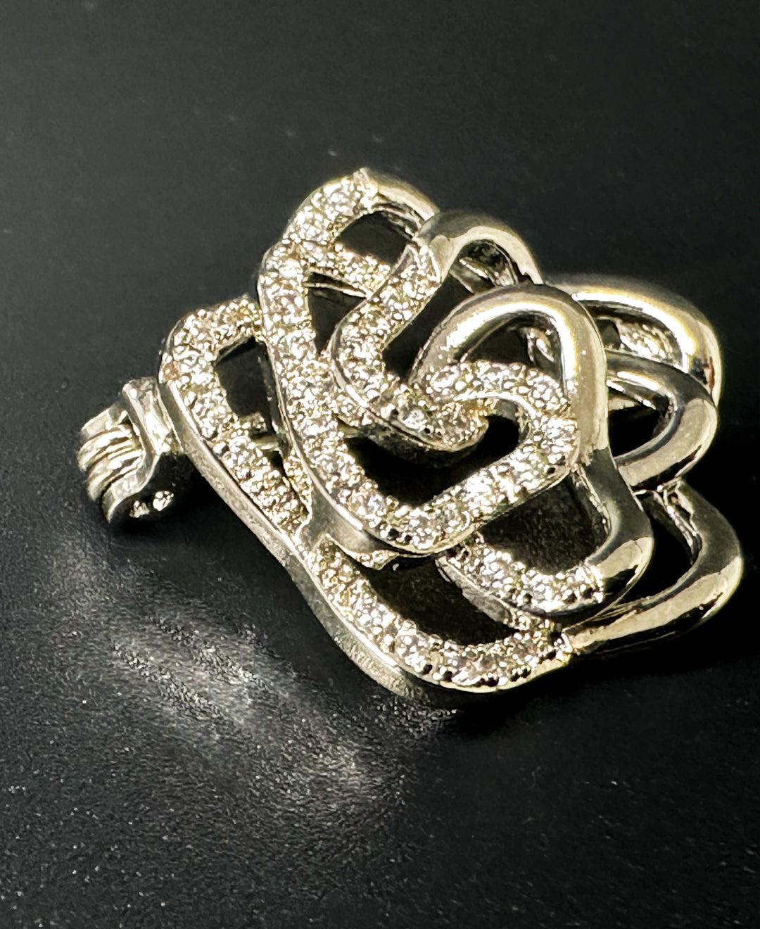 Silver Serenity  Brooch