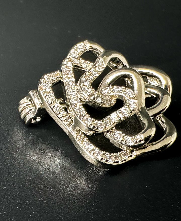 Silver Serenity  Brooch
