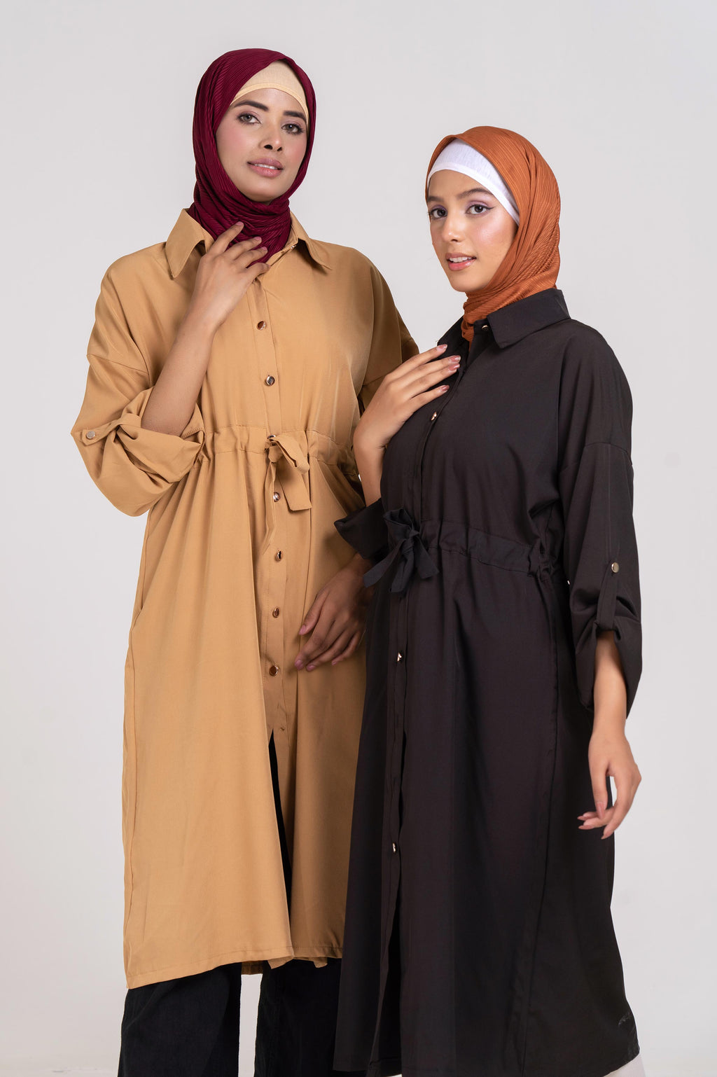 The Classic Shirt Dress (Black) Size XL