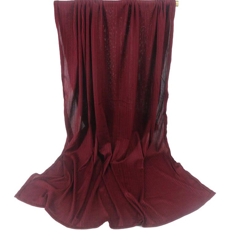Ribbed Jersey Hijab Maroon