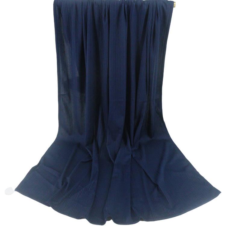 Ribbed Jersey Hijab Navy