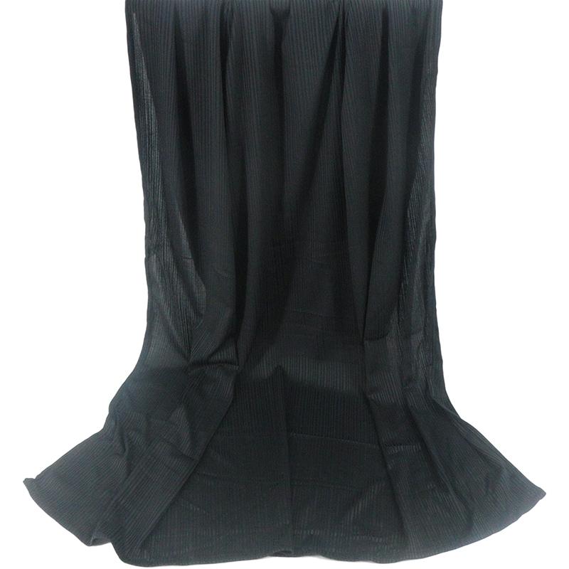 Ribbed Jersey Hijabs Black