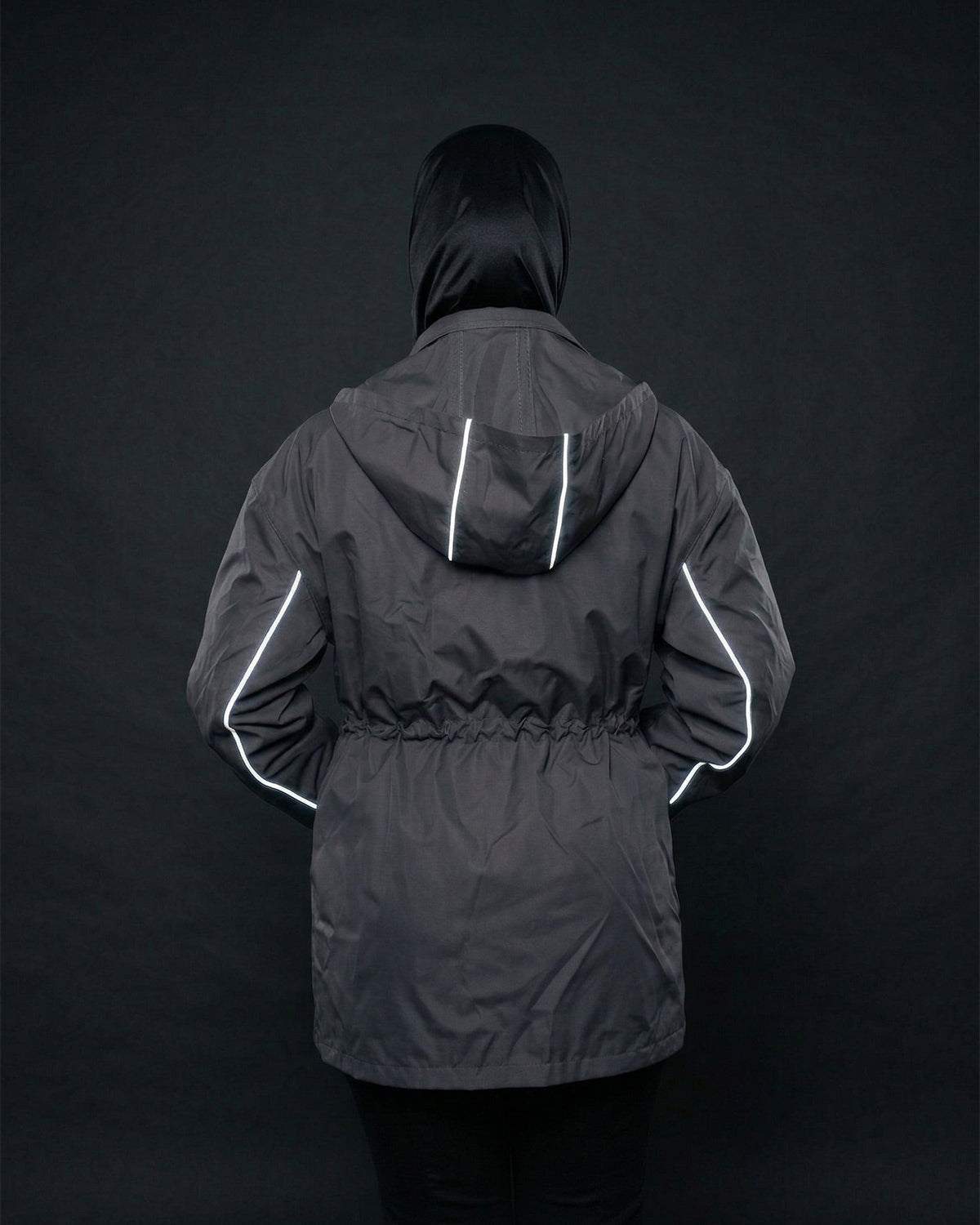 SMAMZ Modest Gymwear Jacket Grey