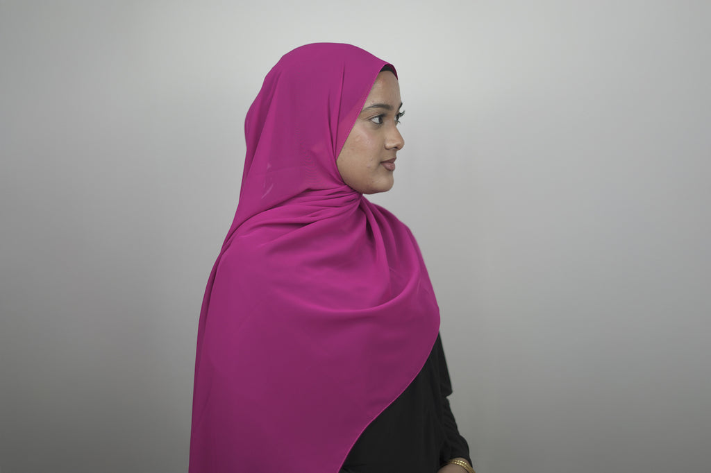 Pink New Chiffon hijabs
