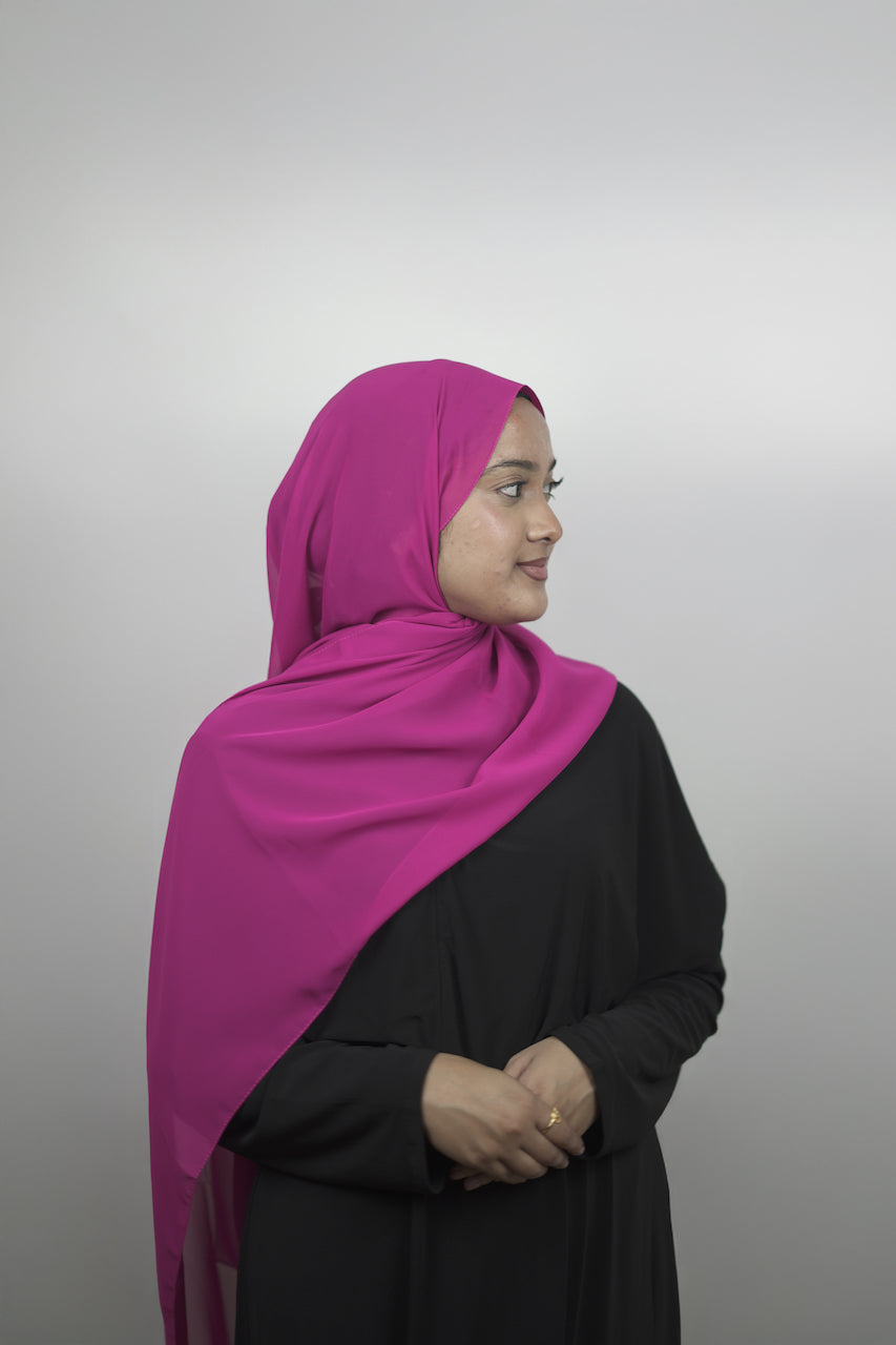 Pink New Chiffon hijabs