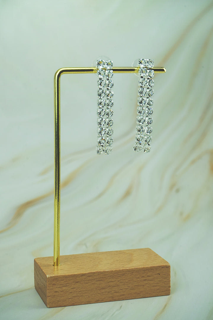 Crystal Necklace & Earrings Set Title Default Title