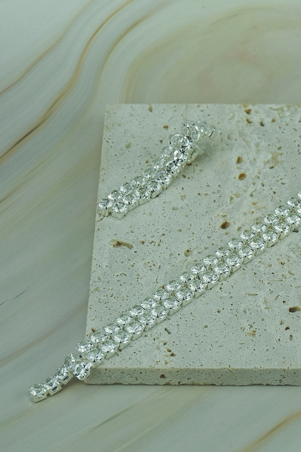 Crystal Necklace & Earrings Set  