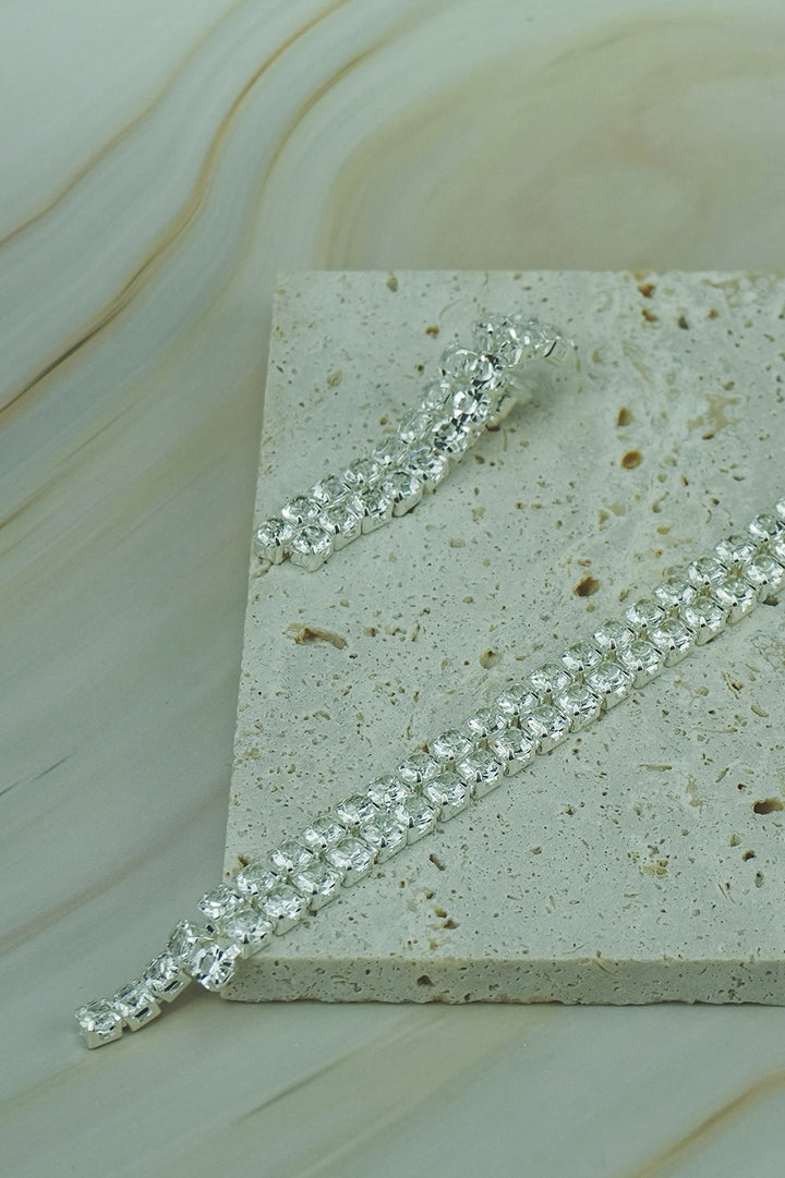 Crystal Necklace & Earrings Set  