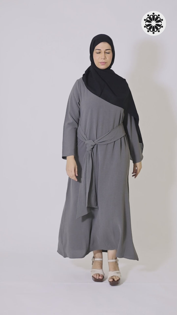 Charcoal Flow Dress