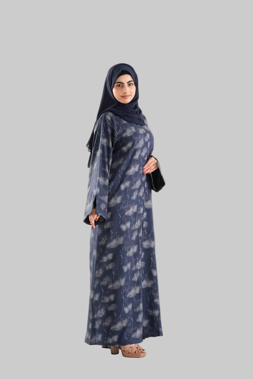 Noor Silverleaf Abaya