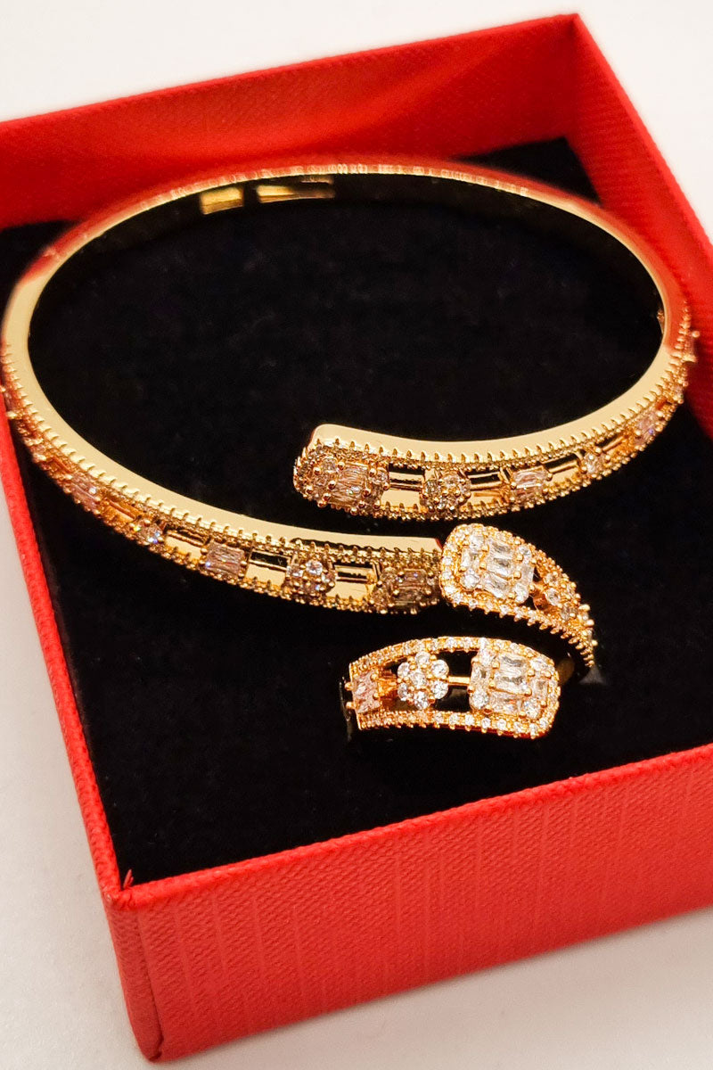 Gold Bracelet Set