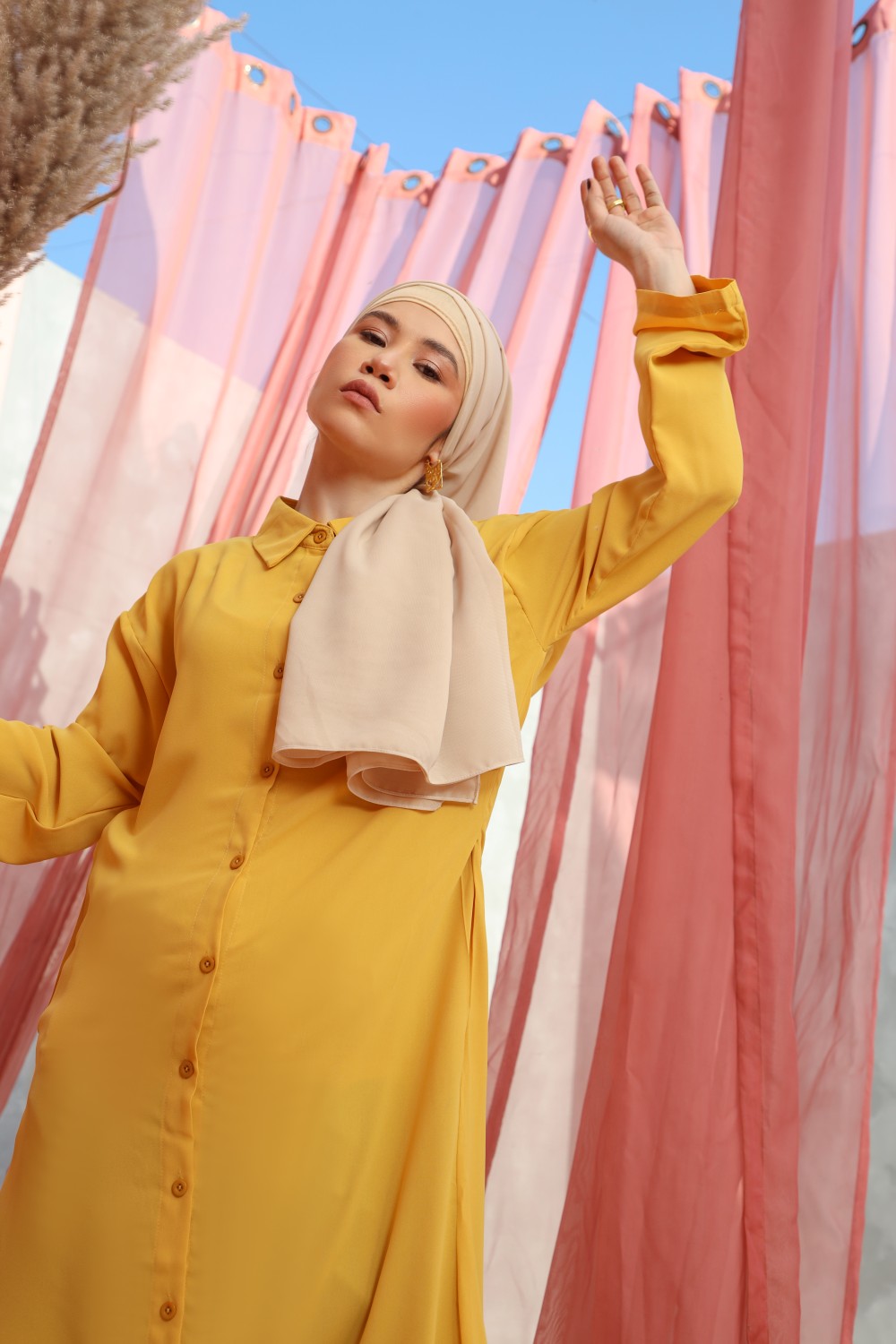 Long Buttoned Dresses