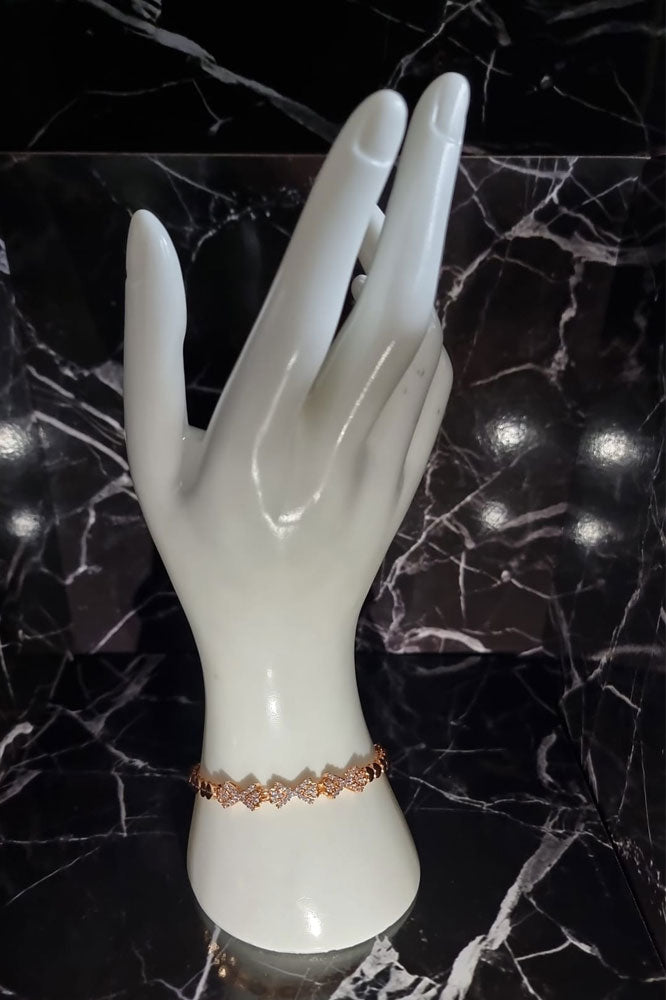 Sparkling Gold Chain Bracelet