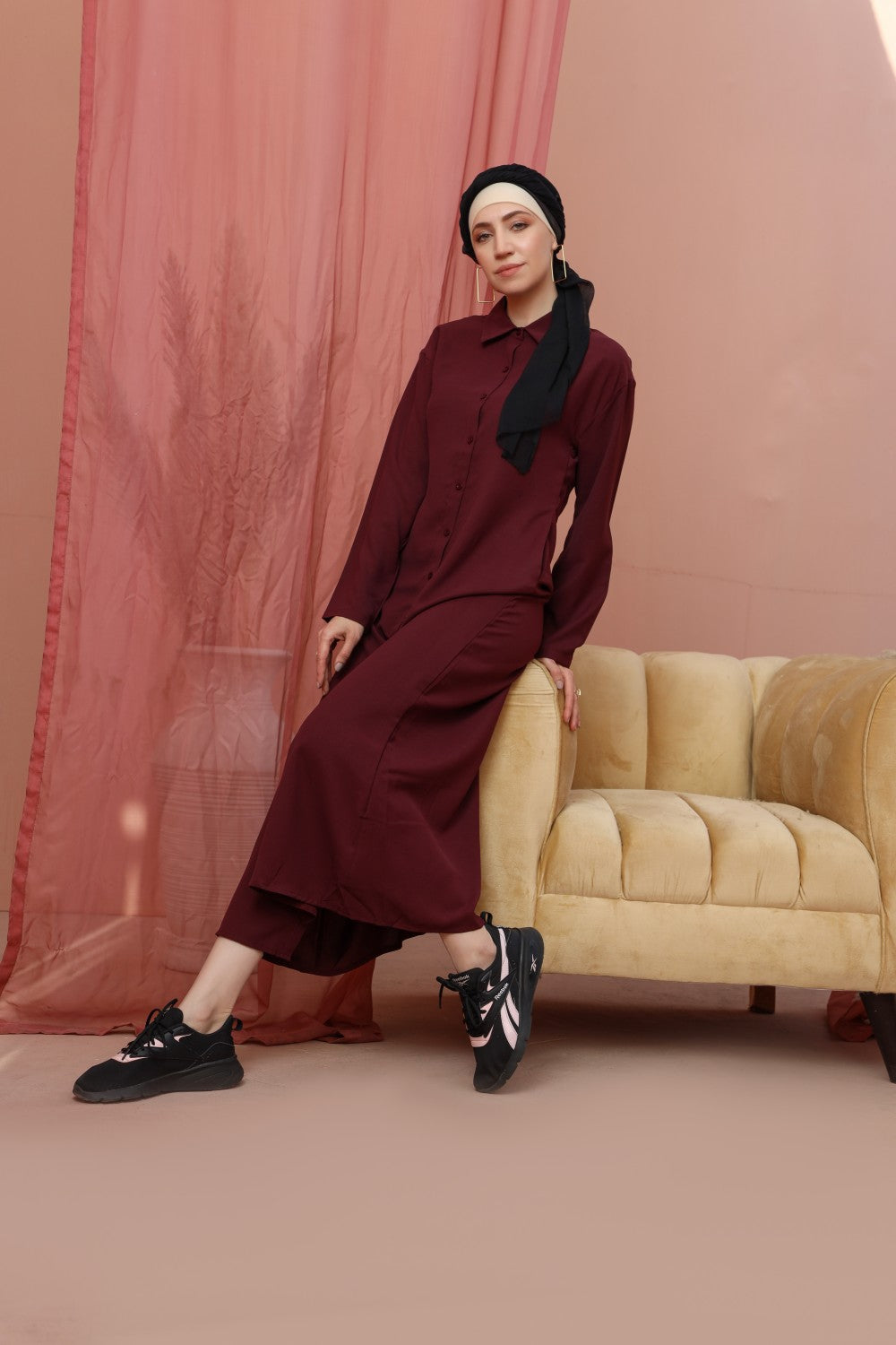 Long Buttoned Dresses