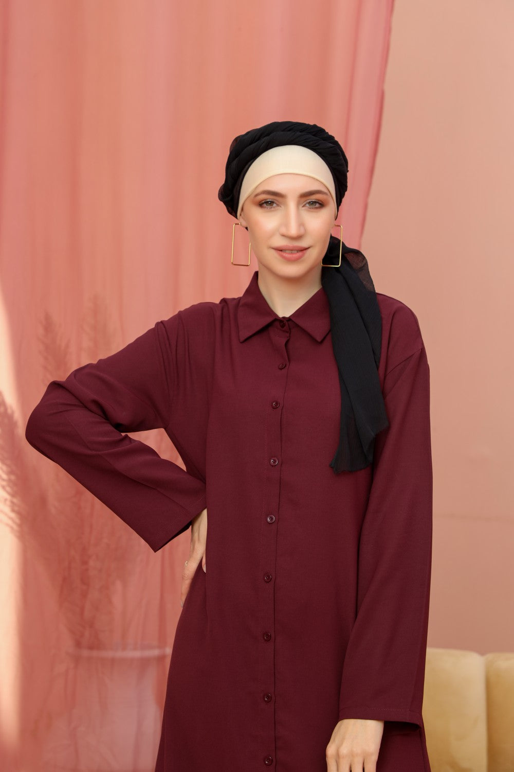 Long Buttoned Dresses