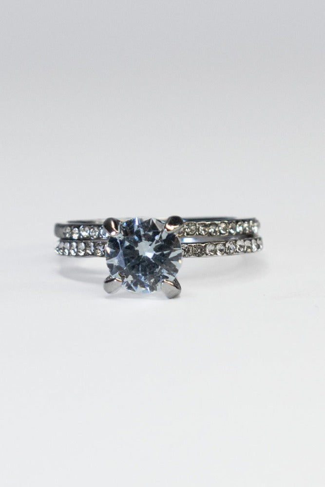 Solo Crystal Ring